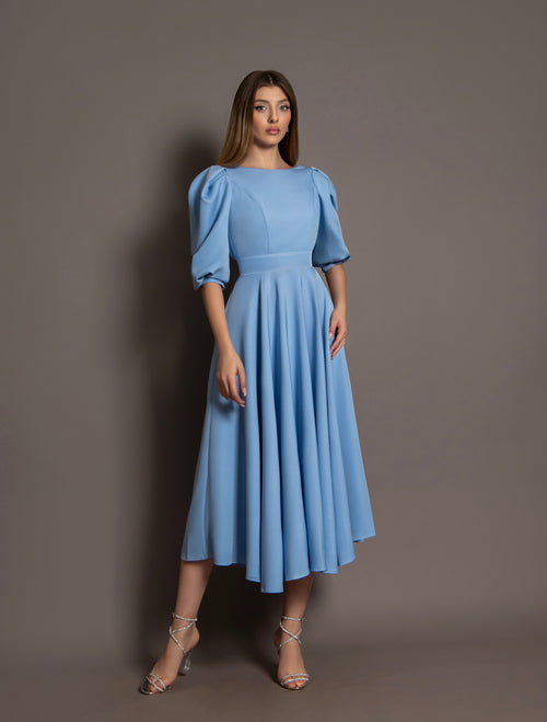 Elegance Bleu Dress