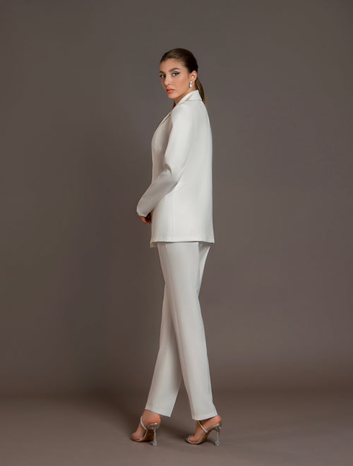 Amira Suit White ( 2 pieces )