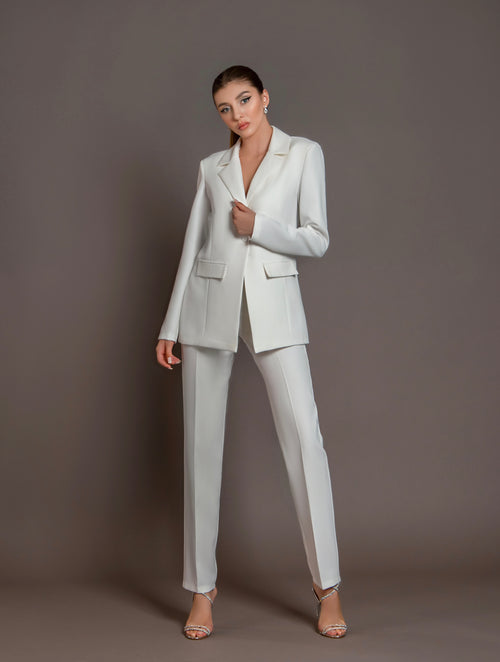 Amira Suit White ( 2 pieces )