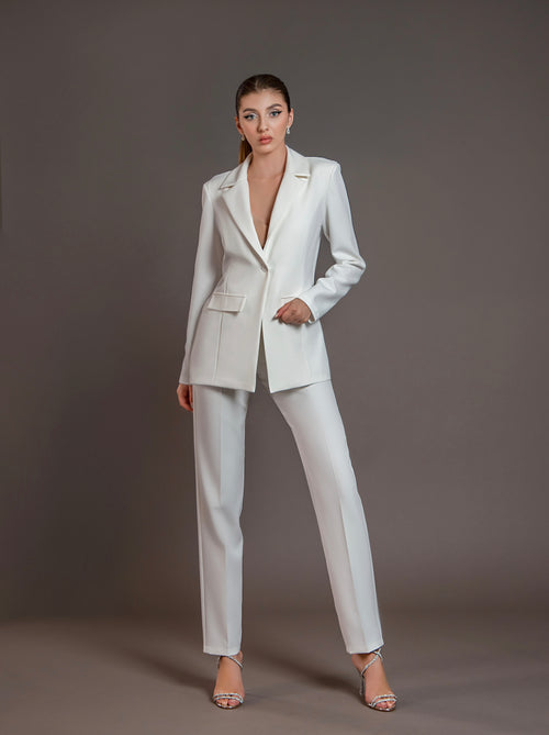 Amira Suit White ( 2 pieces )