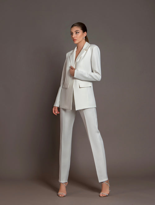 Amira Suit White ( 2 pieces )