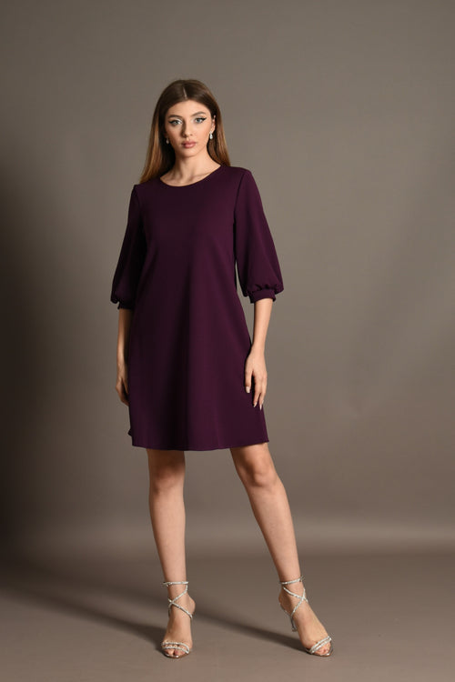 Yolanda Purple Dress