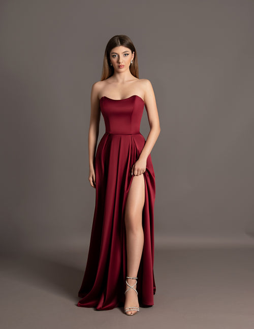 Alezzi Dress Burgundy