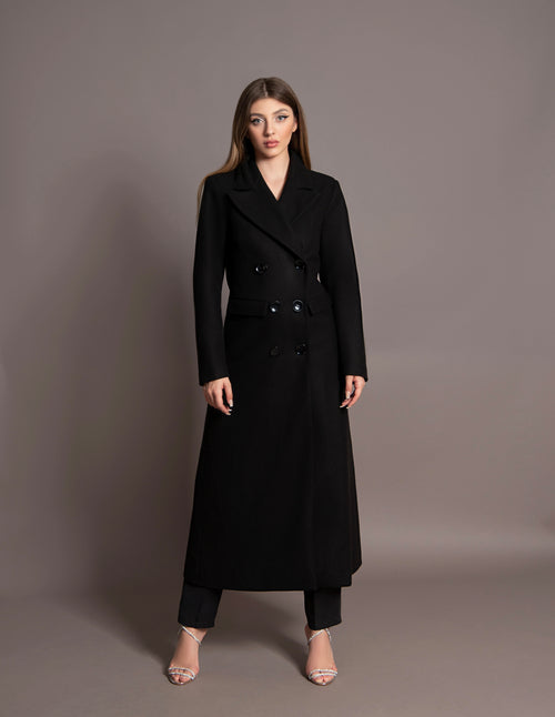 Black Casual Coat