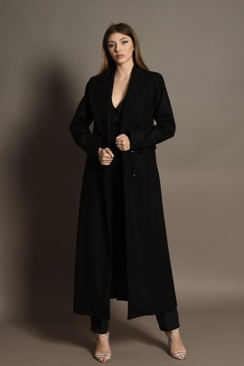 Black Casual Coat